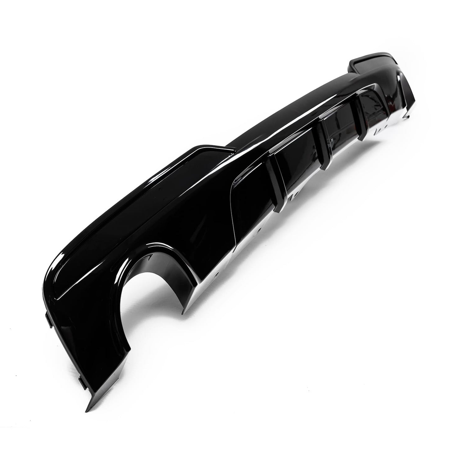 Diffuser bak F10/F11 (535) M-Sport blank svart (11-17)