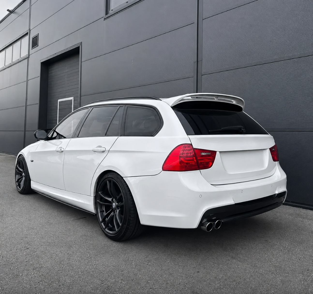 Takspoiler E91 Blank svart (05-11)