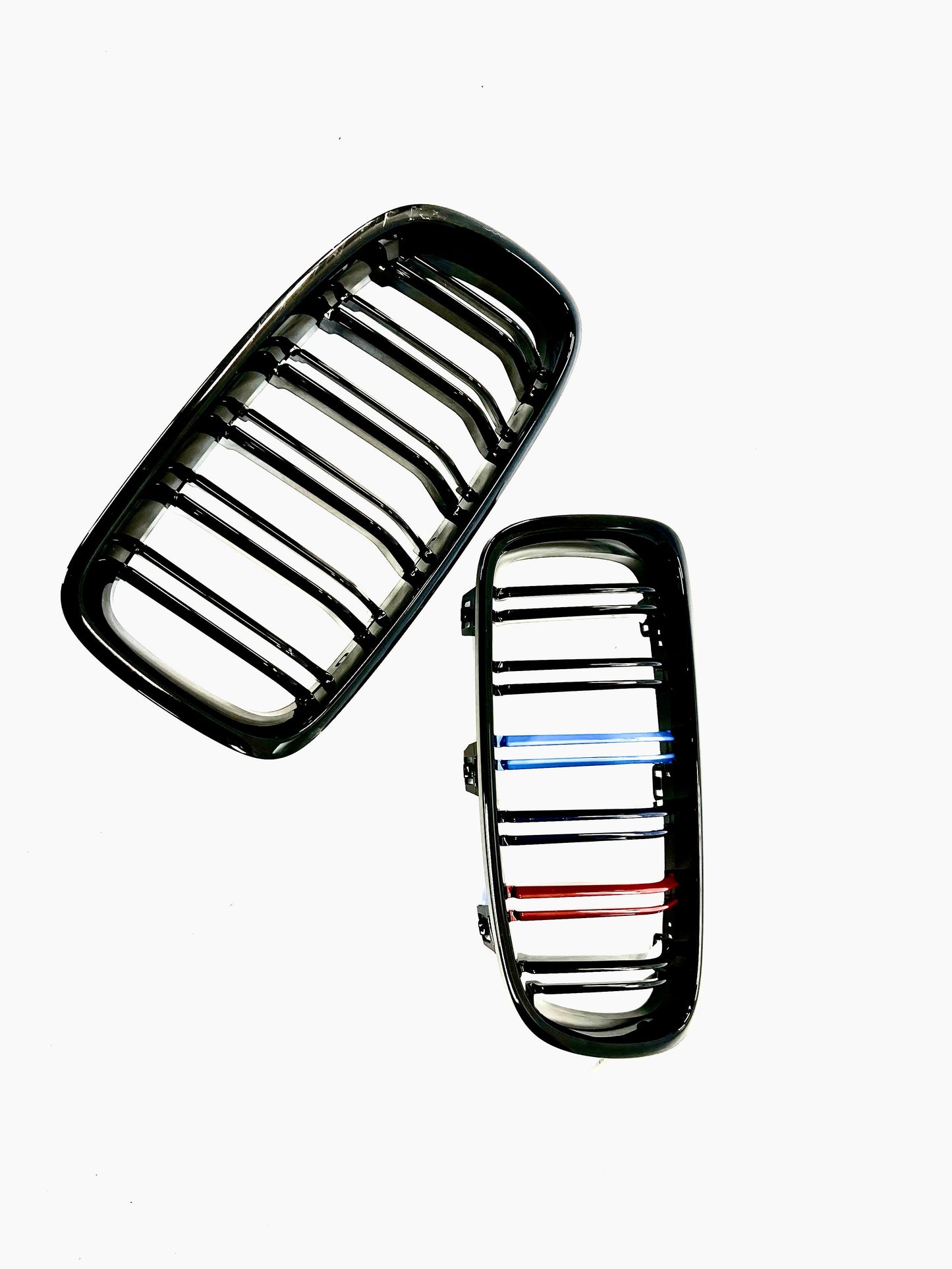 Grill F10/F11 Blank svart med farge dobbelribbede (11-17)