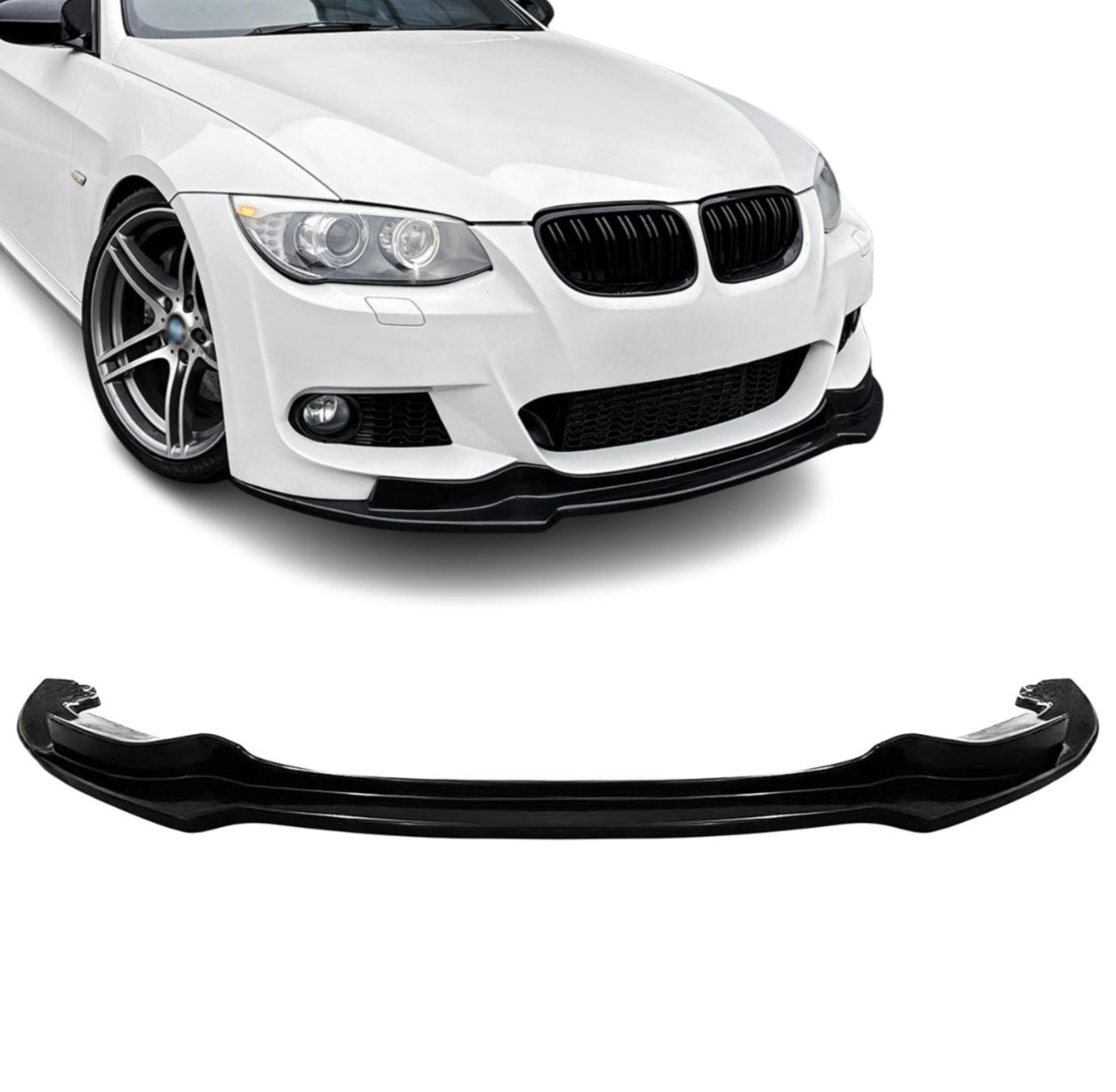 Frontleppe E92/E93 Blank svart (10-13) LCI