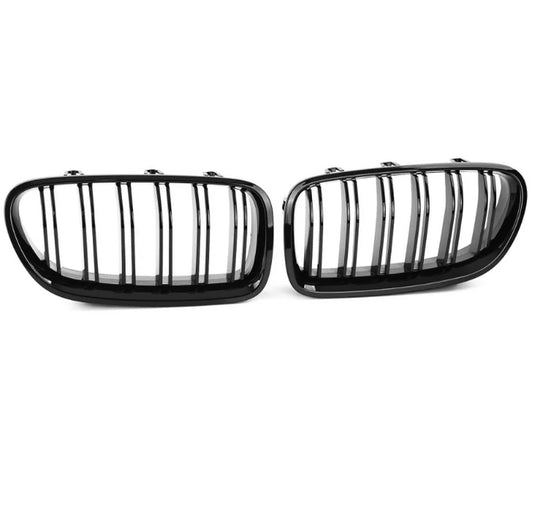 Grill F10/F11 Blank Svart dobbelt-ribbede (11-17)