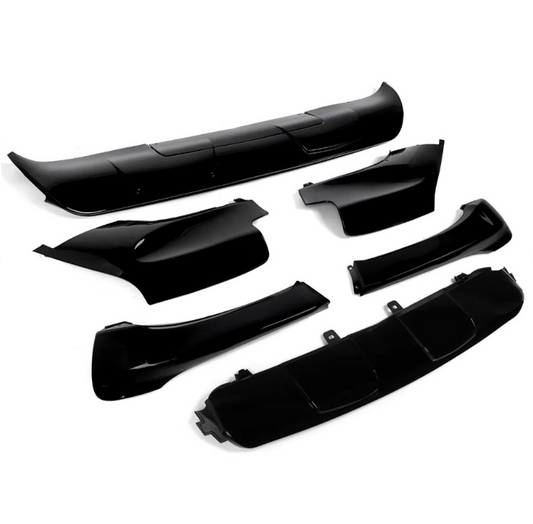 Aero stylel karosserikit BMW X5 E70 Pre Lci (07-10) Blank svart
