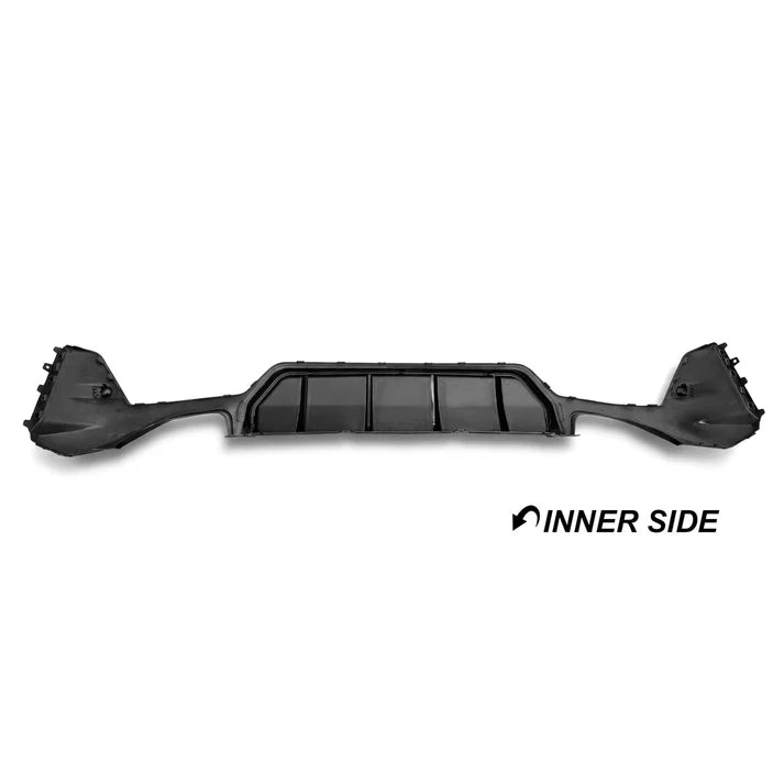 HAUER Bakdiffuser for BMW G20 / G21 LCI (22-26) M340i / M340d, blank svart