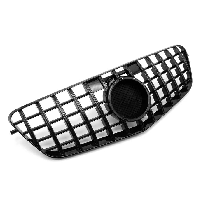 Panamericana GT-stil Frontgrill for Mercedes W212 / S212 pre-facelift (09-13), blank svart