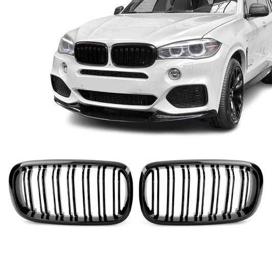 Grill F15/F16 Blank Svart dubbelribbade (14-19)