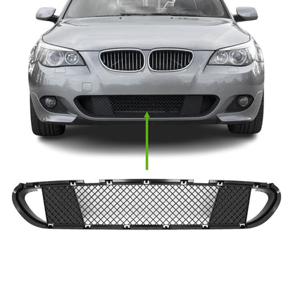 Midtgrill nedre sett for BMW E60/E61 med M-Sport støtfanger
