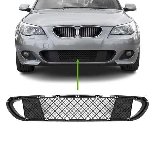 Midtgrill nedre sett for BMW E60/E61 med M-Sport støtfanger