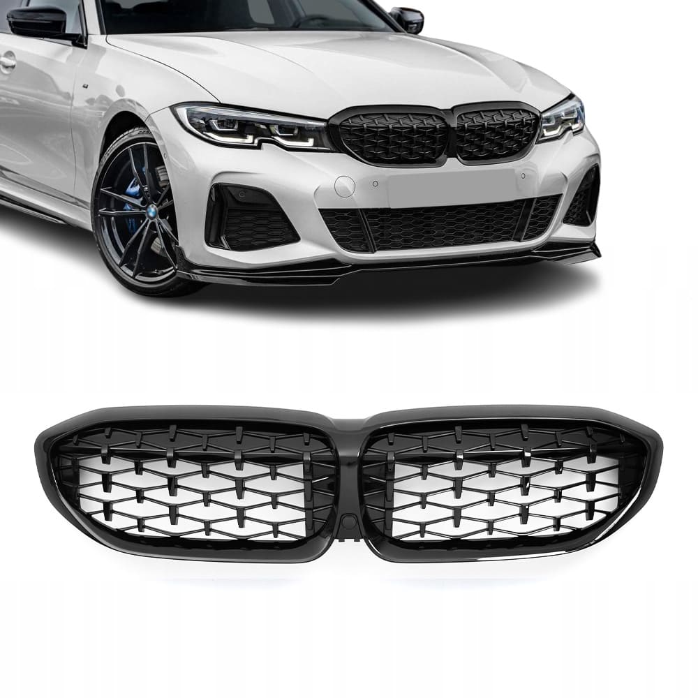 Grill G20/G21 340 look Blank svart (18-22) Pre Lci