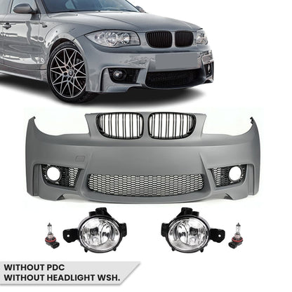 M1 Style front E81 / E82 / E87 / E88 (04-13) med tåkelys