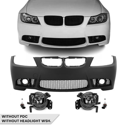 M3 Style front E90/E91 (05-08) Pre lci med tåkelys