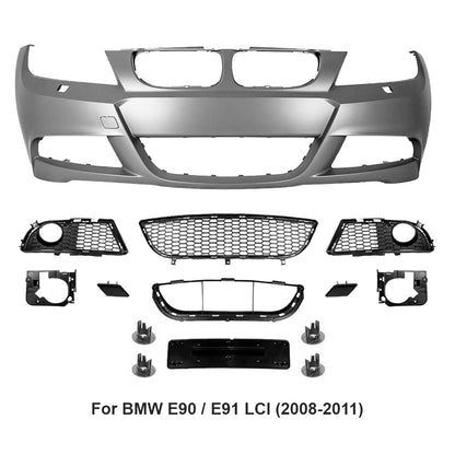 BMW E90/E91 M-Sport front (08-11) Lci + frontleppe