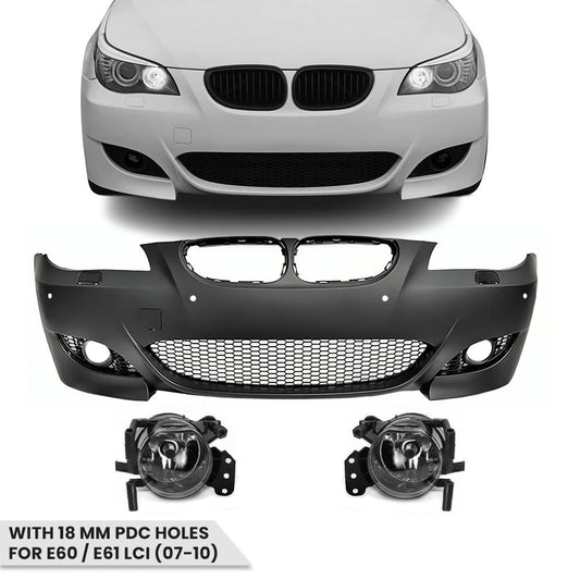 M5-look Front E60/E61 (07-10) med tåkelys