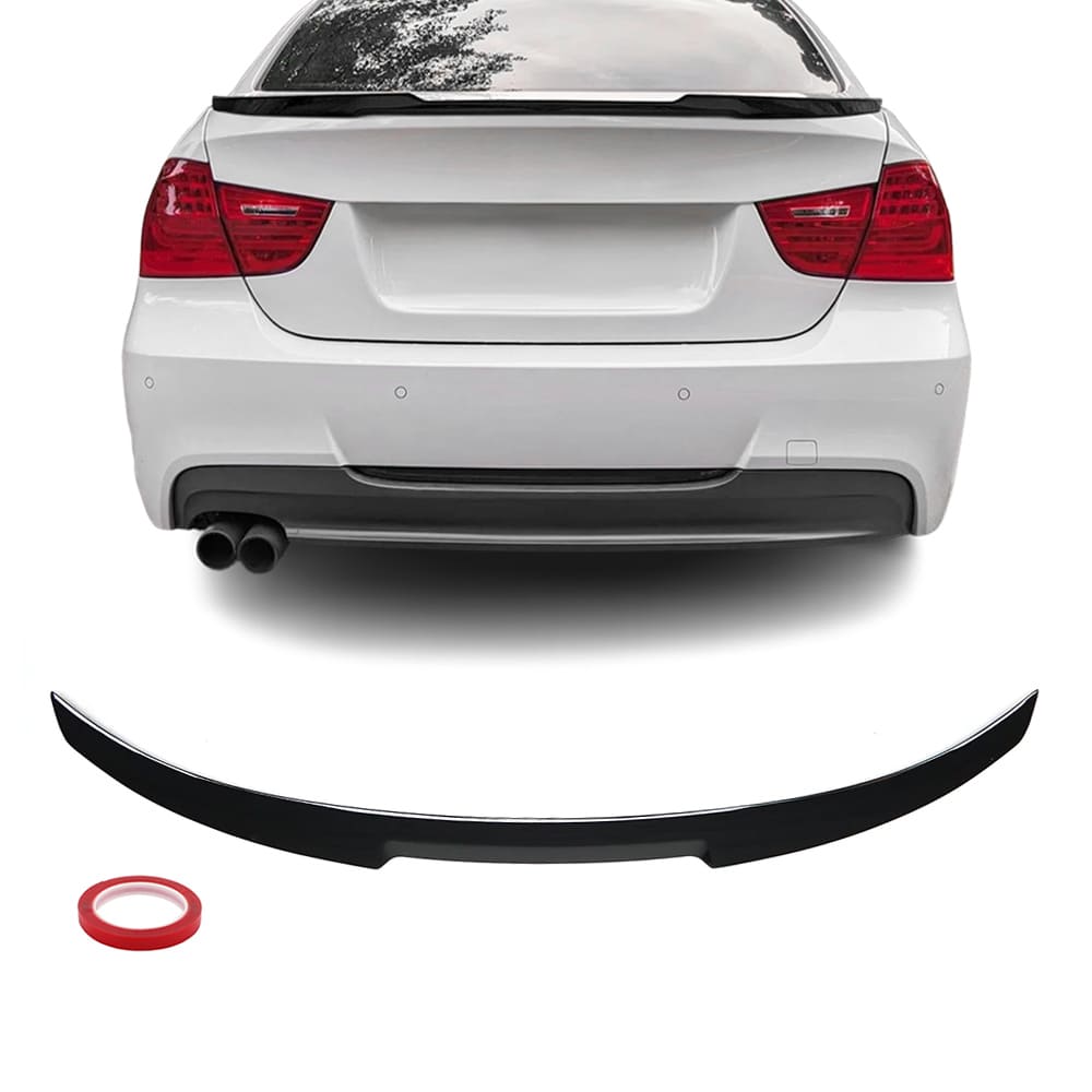 M4 style spoiler E90 Blank svart (05-11)