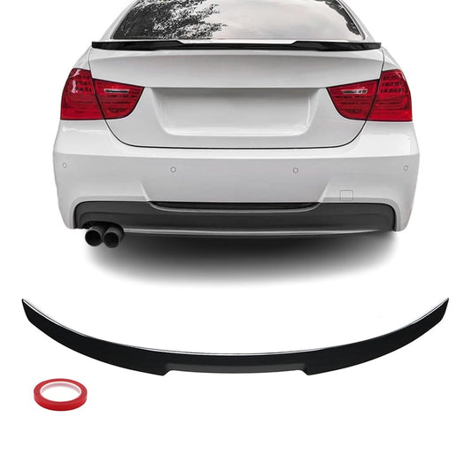 M4 stil spoiler E90 Blank svart (05-11)