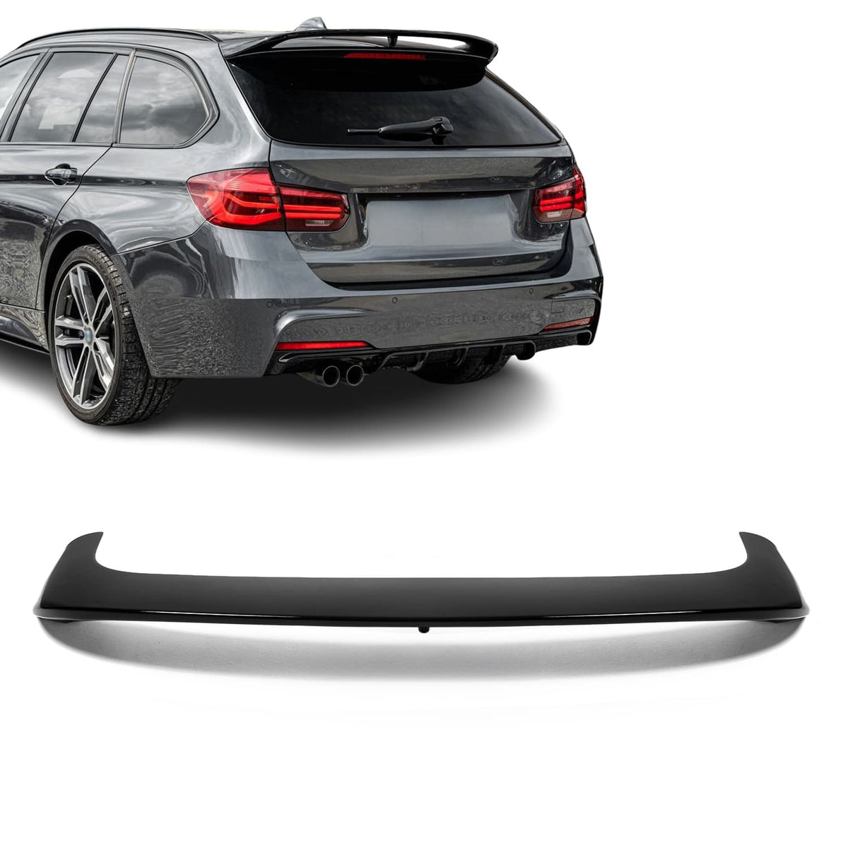 Takspoiler F31 Blank svart (11-18)