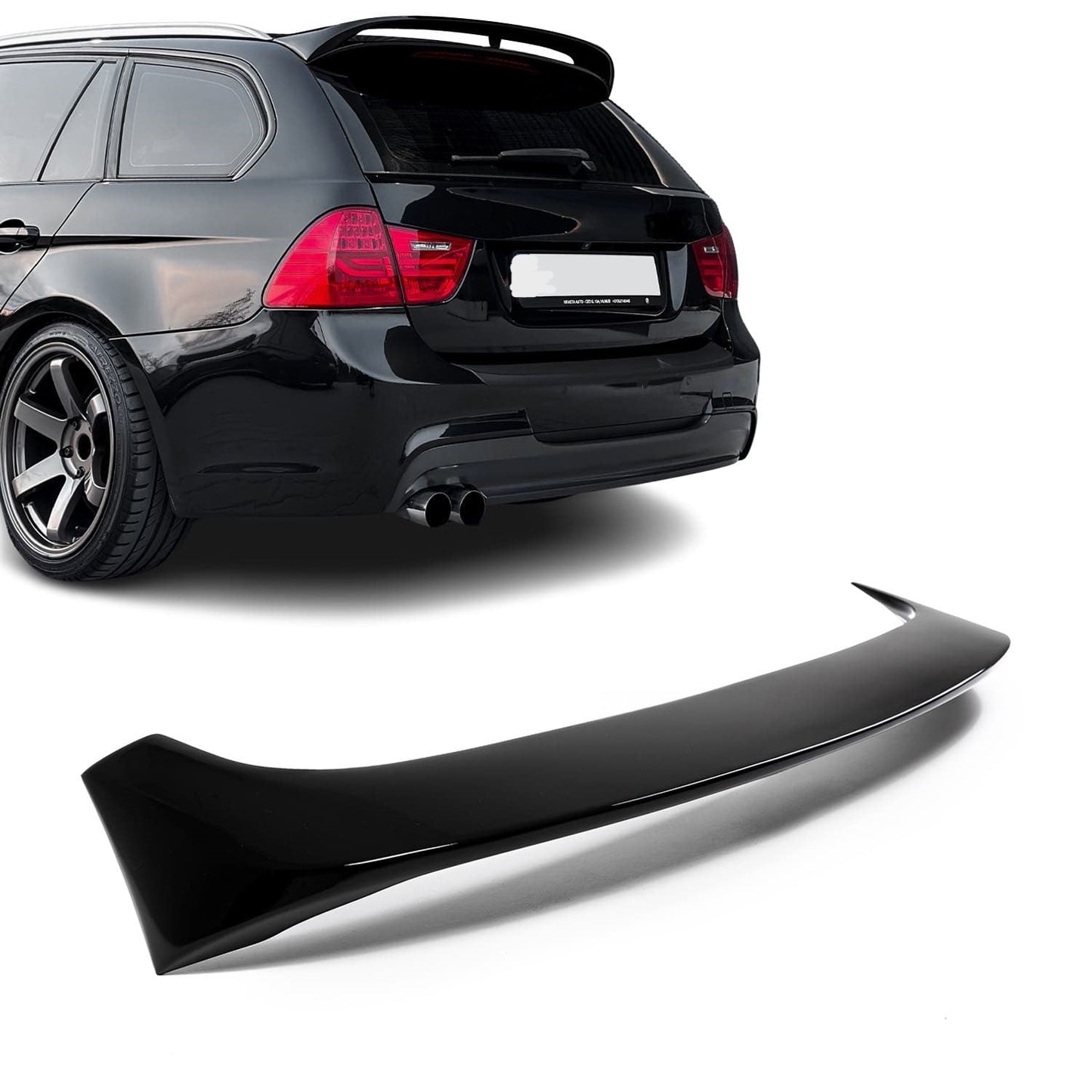 Takspoiler E91 Blank svart (05-11)