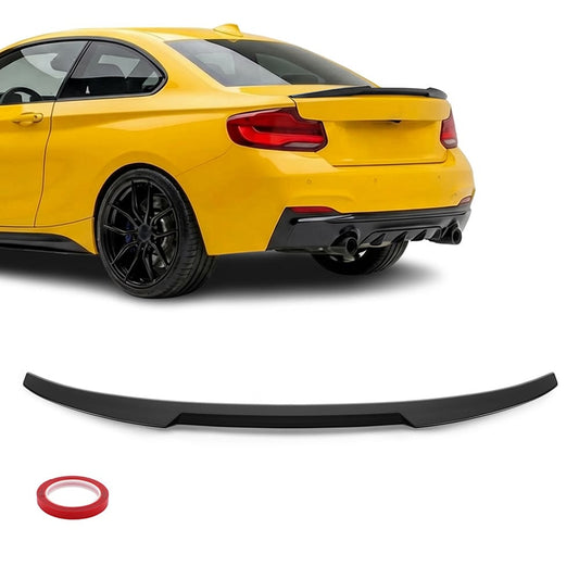 M4 stil Bagasjespoiler BMW F22 / F23 / F87 Blank svart