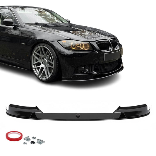 Frontläpp E90/E91 M3 look Blank svart (05-11)