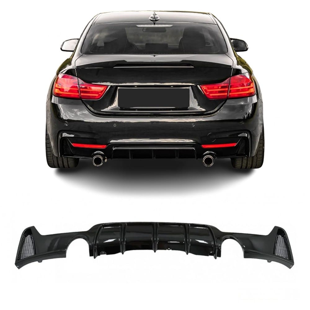 Diffuser bak F32/F33/F36 M-sport 435/440 blank svart
