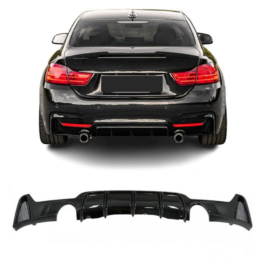 Diffuser bak F32/F33/F36 M-sport 435/440 blank svart