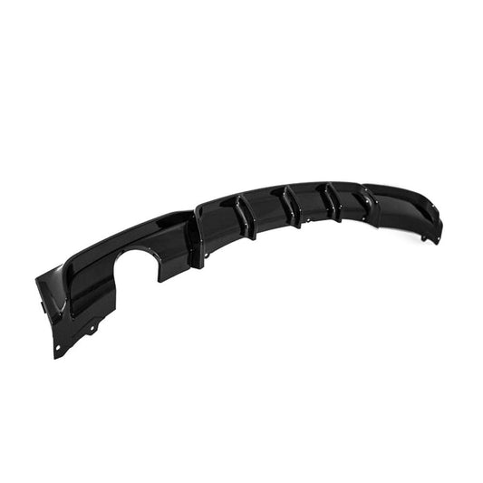 Diffuser bak F30/F31 M-sport 316/318/320 enkel vänster utblås blank svart (11-18)