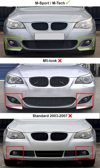 Tåkelys sett for BMW E60/E61 M-Sport