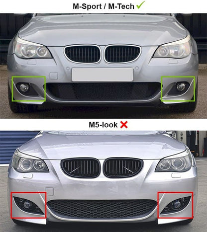 Midtgrill nedre sett for BMW E60/E61 med M-Sport støtfanger