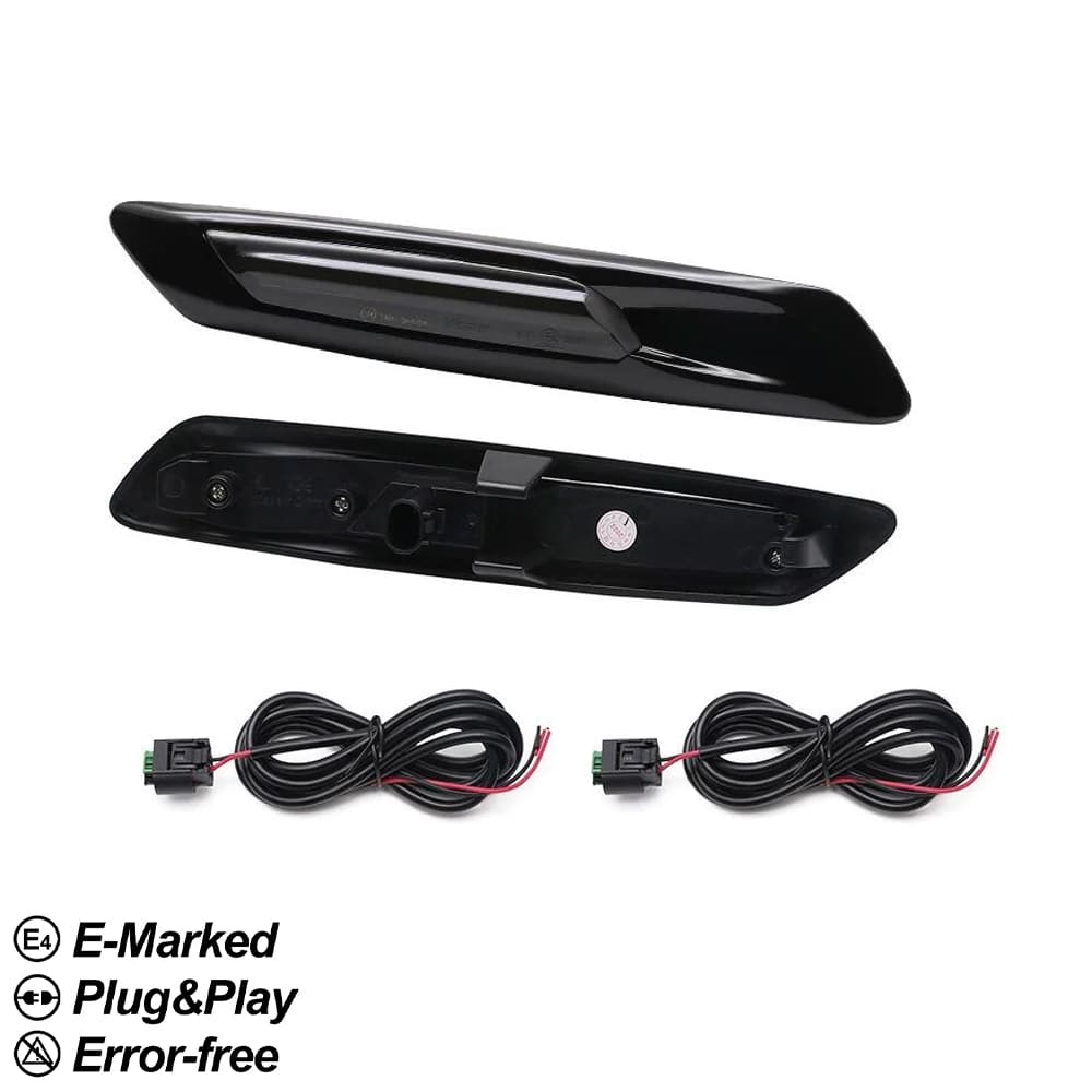Dynamiske LED sidelysblinkere BMW F10/F11 Pre Lci (10-13) tonede