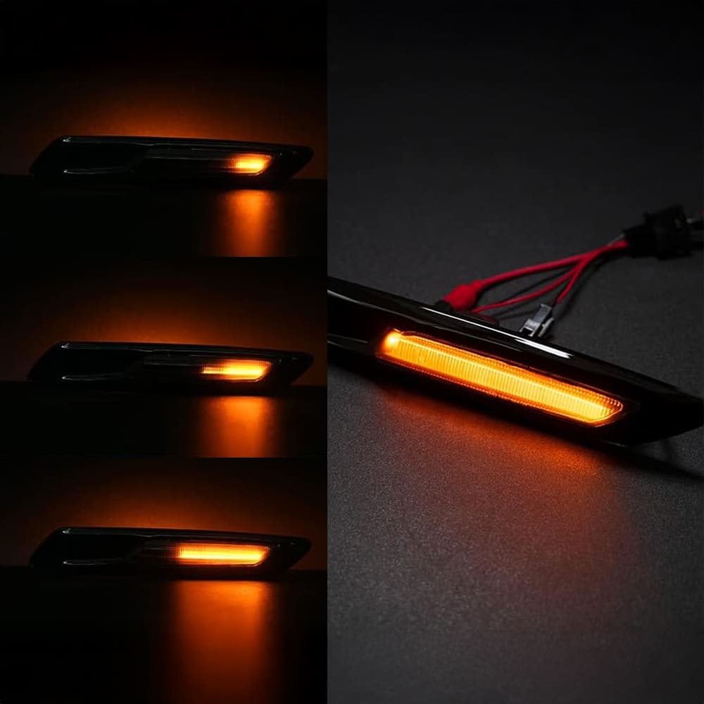 Dynamiske LED sidelysblinkere BMW F10/F11 Pre Lci (10-13) tonede