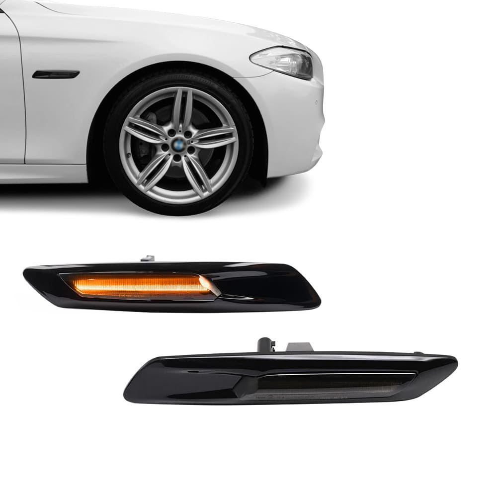 Dynamiske LED sidelysblinkere BMW F10/F11 Pre Lci (10-13) tonede