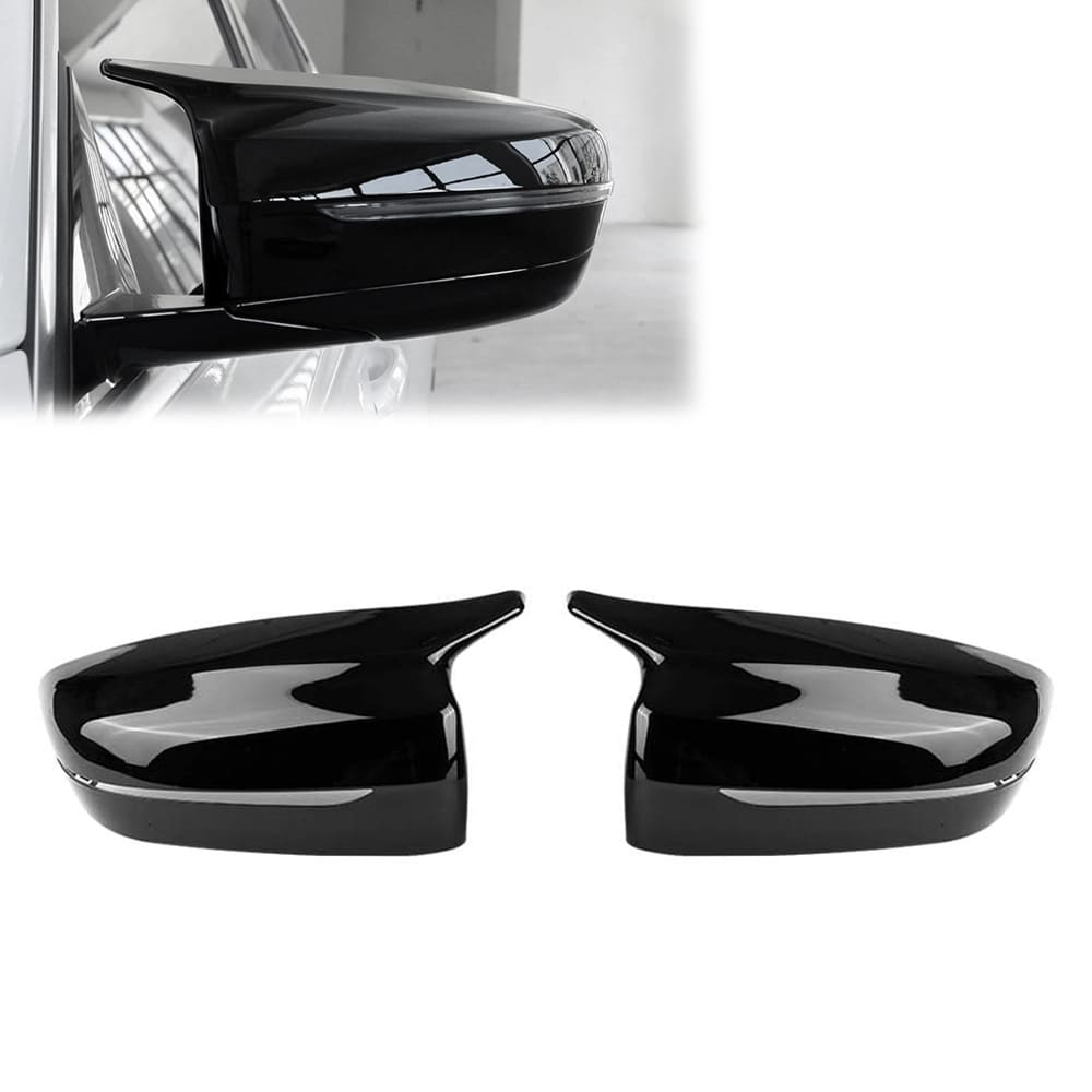 M sport stil Speilkåper sett for BMW G11, G12, G15, G20, G22, G30, (kun venstrestyrt) Blank svart