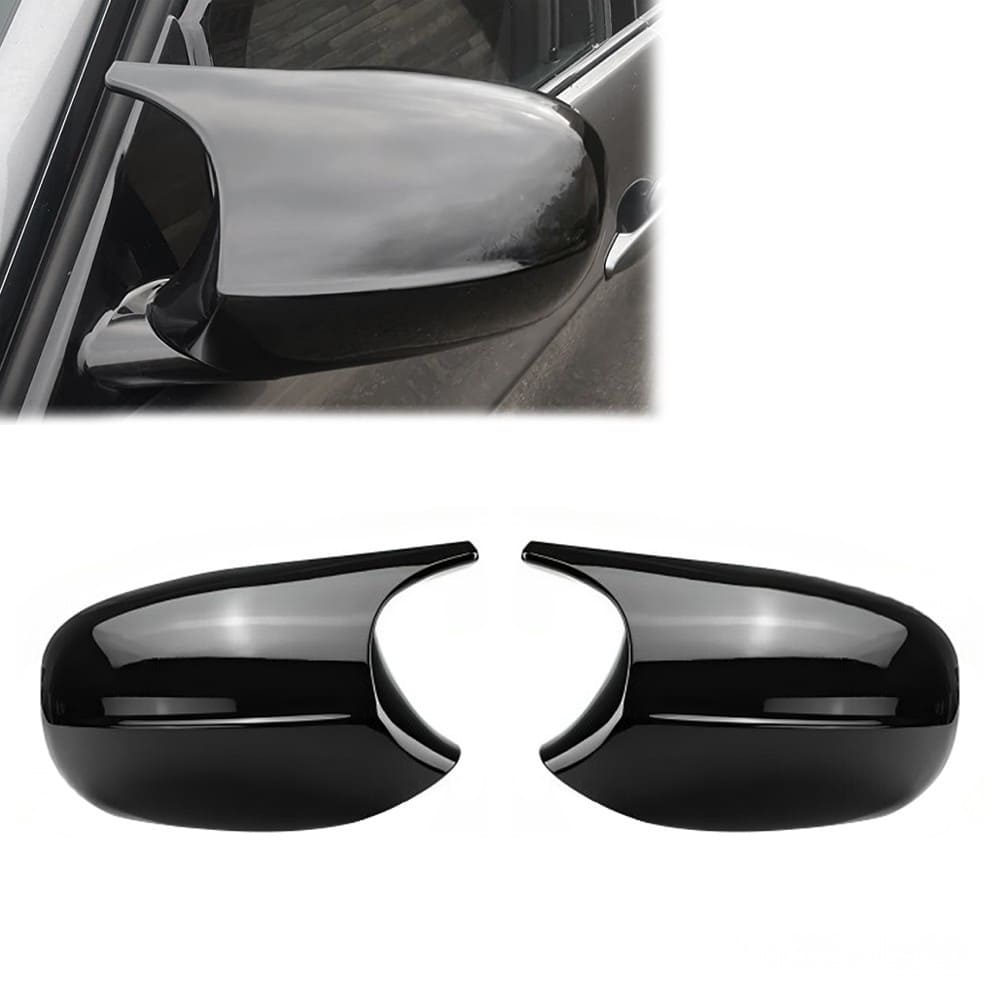 Speilkåper E81/E82/E87/E88 Blank svart Lci