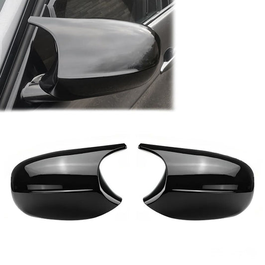 Speilkåper E81/E82/E87/E88 Blank svart Lci