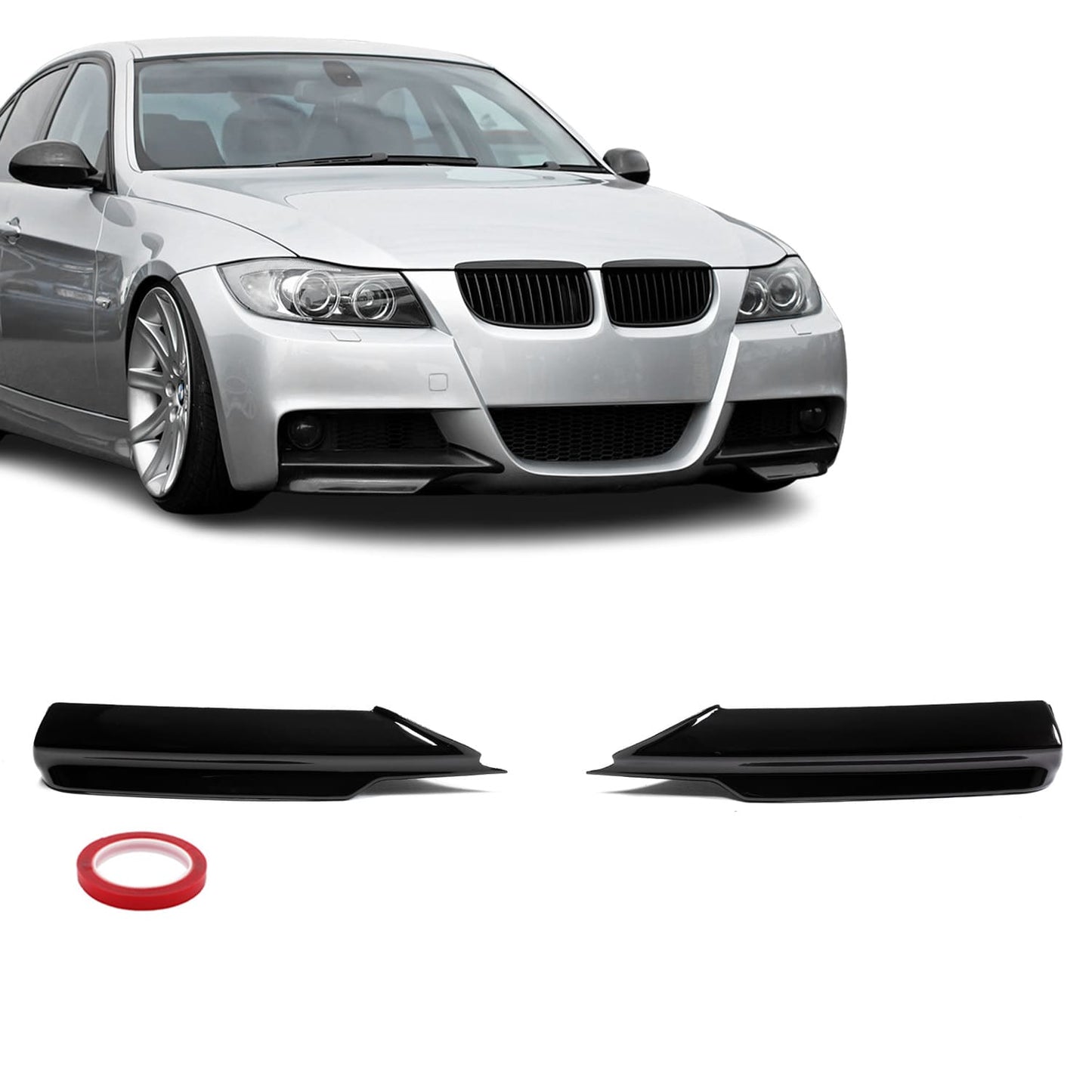Frontsplittere E90/E91 (05-08) Pre Lci M sport