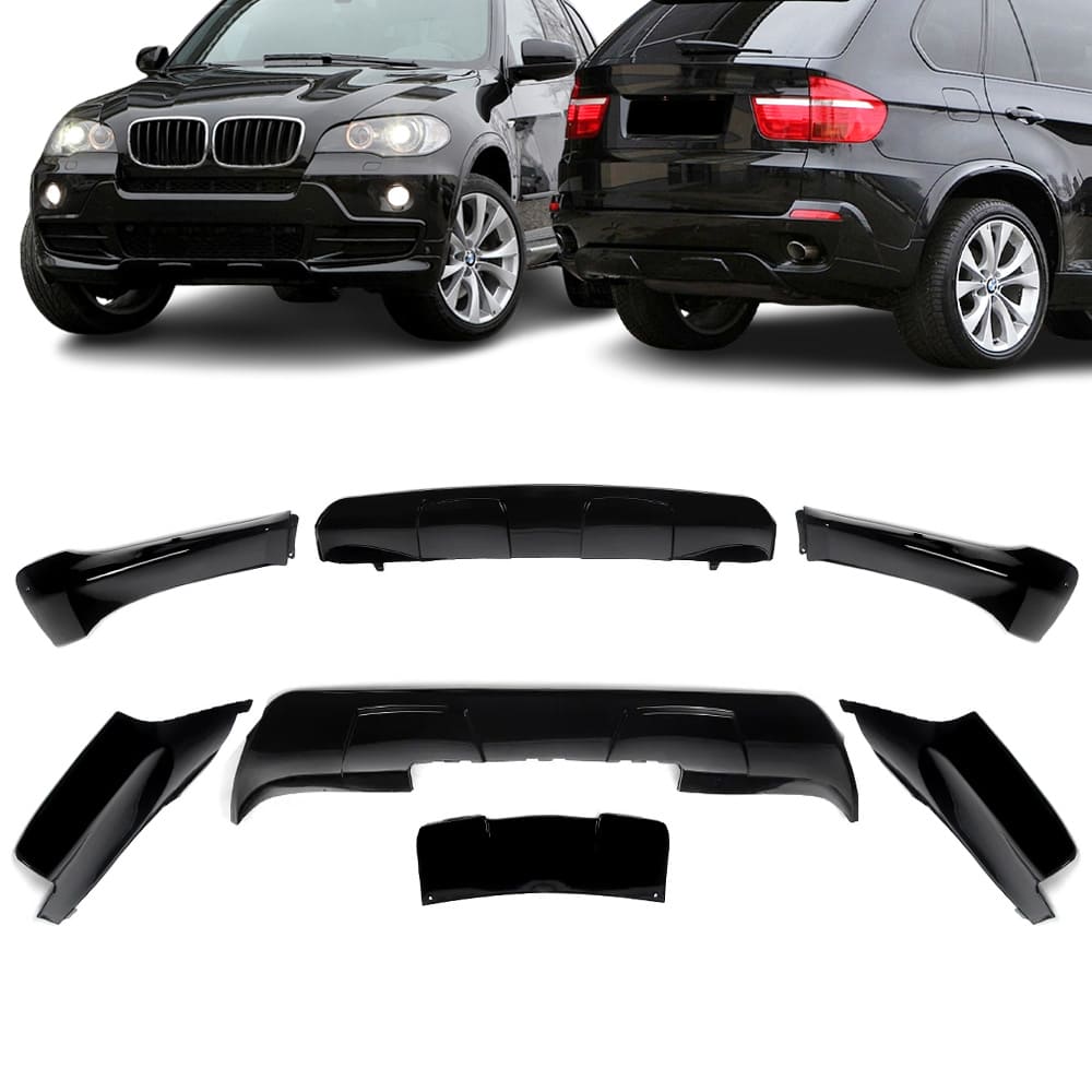 Aero style Bodykit BMW X5 E70 Pre Lci (07-10) Blank svart