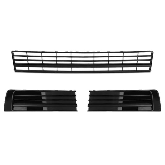 Nedre støtfangergrill Volkswagen Transporter T6 (2015–2019) Blank Svart uten pdc