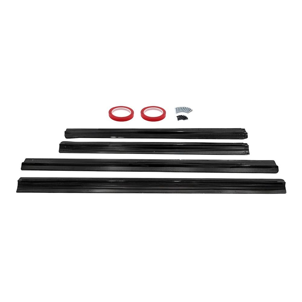 MX Sideskjørt diffusers VW T5/T5.1/T6/T6.1 (kort akselavstand) Blank svart (03-24)