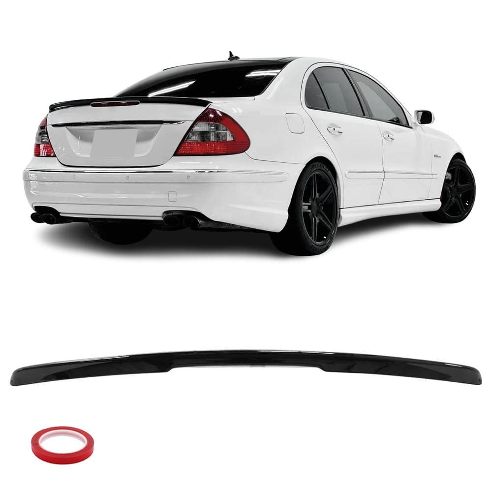 AMG style Spoiler Mercedes W211 Sedan Blank svart (02-09)