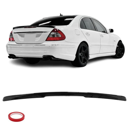 AMG style Spoiler Mercedes W211 Sedan Blank svart (02-09)