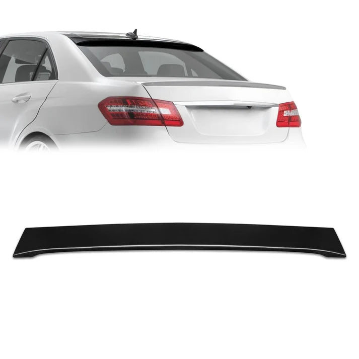 Takspoiler Mercedes W212 Sedan Blank svart (09-16)