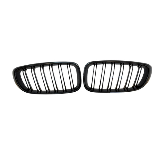 Grill BMW F34 GT blank svart dobbelt ribbede 13-19