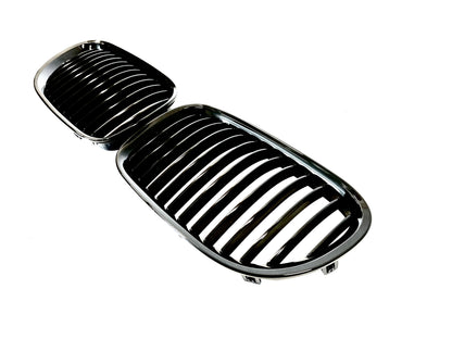 Grill F01/F02 Blank svart (08-15)