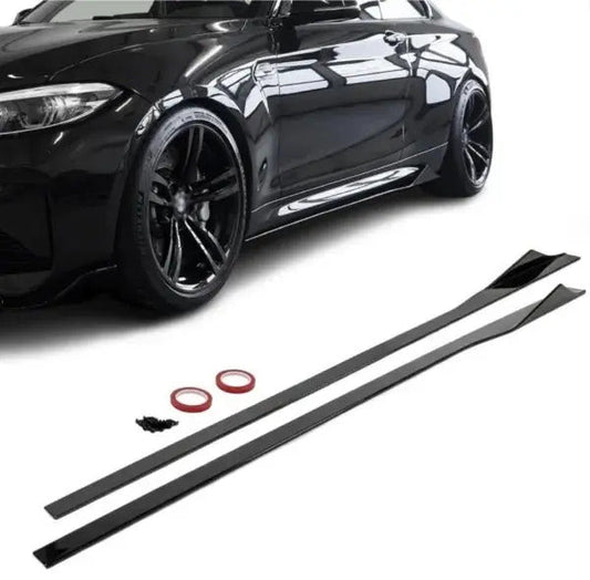 WR Sideskjørt diffusers BMW M2 F87 (16-21) Blank svart