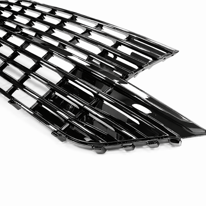 Frontgrill uten emblem for VW T6.1 (19-) blank svart