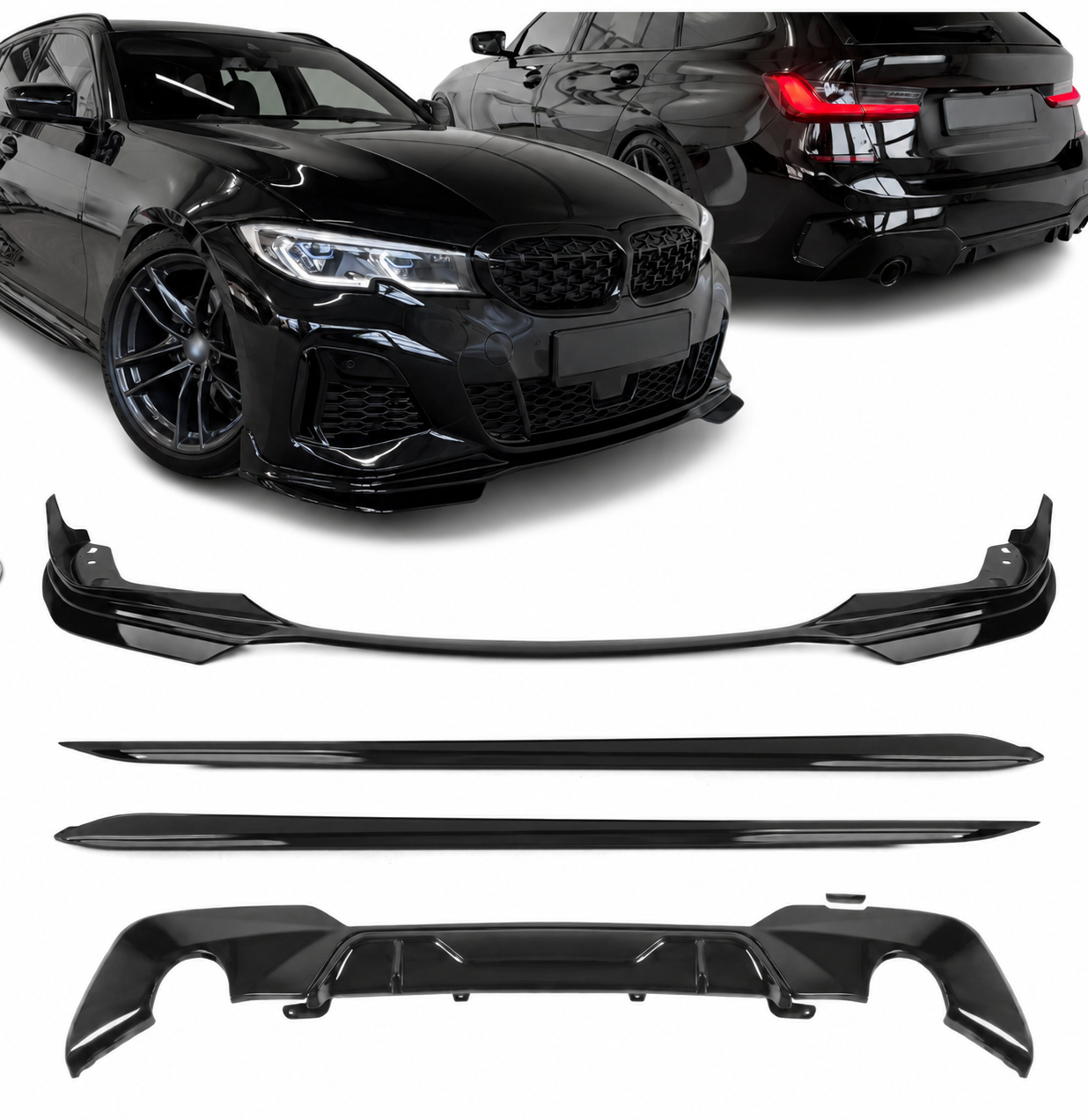 Performance-kit for G20/G21 M-Sport Blank svart (18-22)