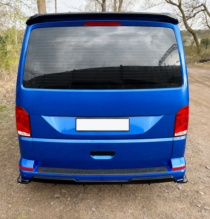 MX-stil bakre diffuser + bakre sidediffuser Volkswagen Transporter T6/T6.1 blank svart