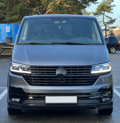 Frontgrill VW T6.1 (19-24) blank svart