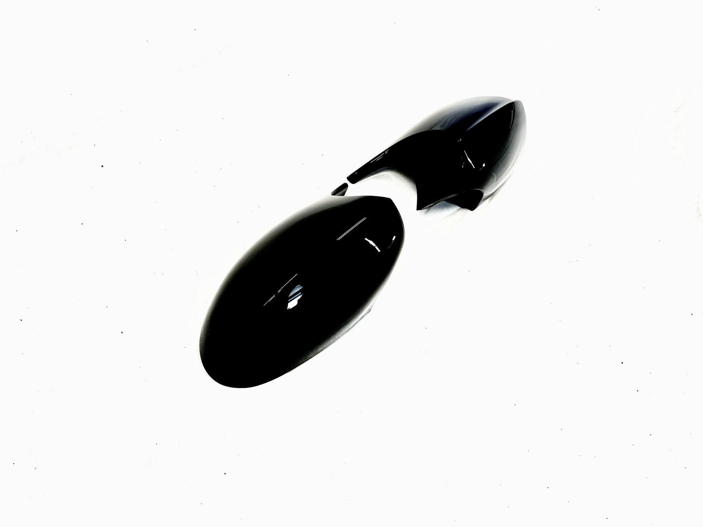 Speilkåper E81/E82/E87/E88 Blank svart Pre lci