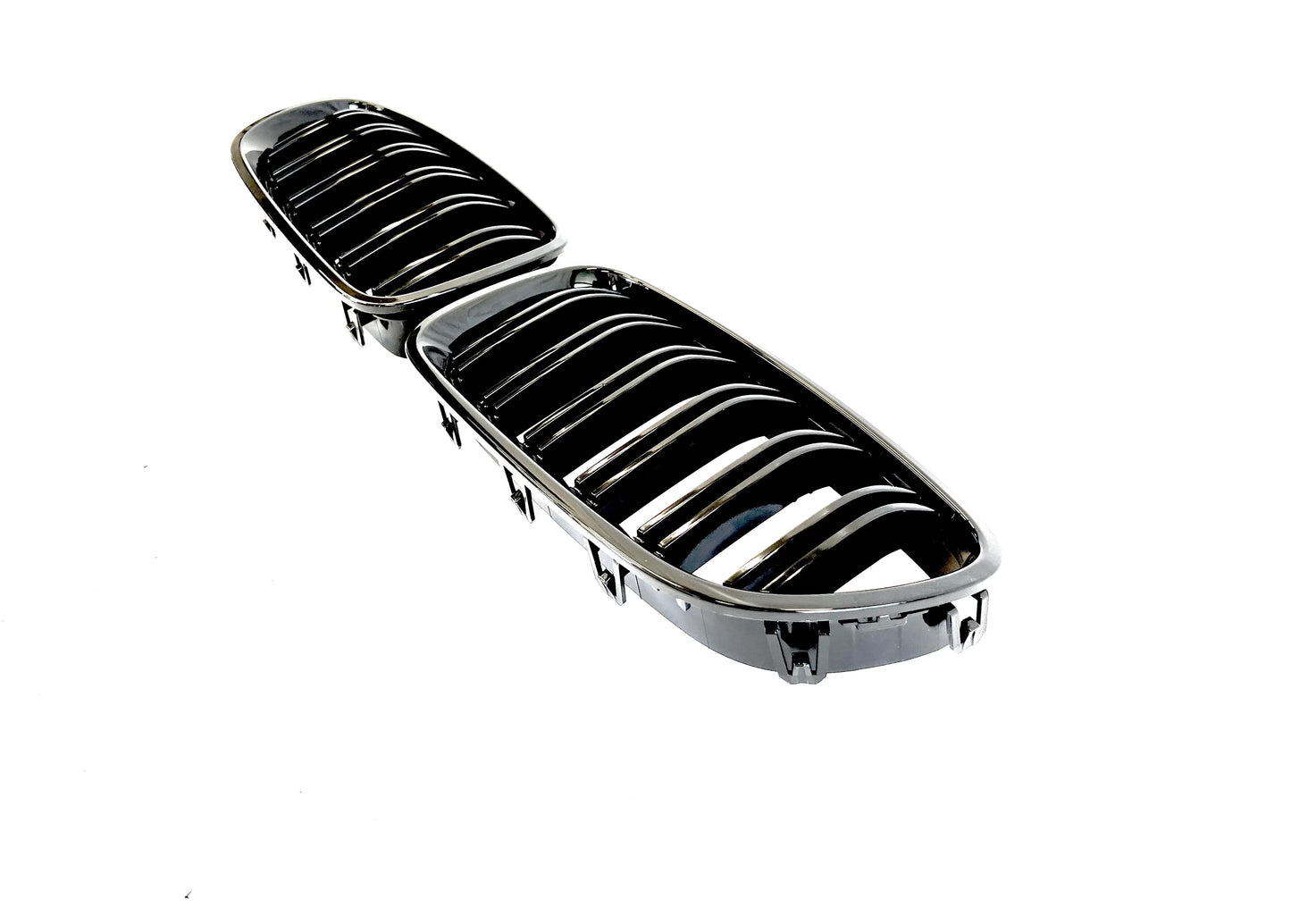 Grill F10/F11 Blank Svart dobbelt-ribbede (11-17)