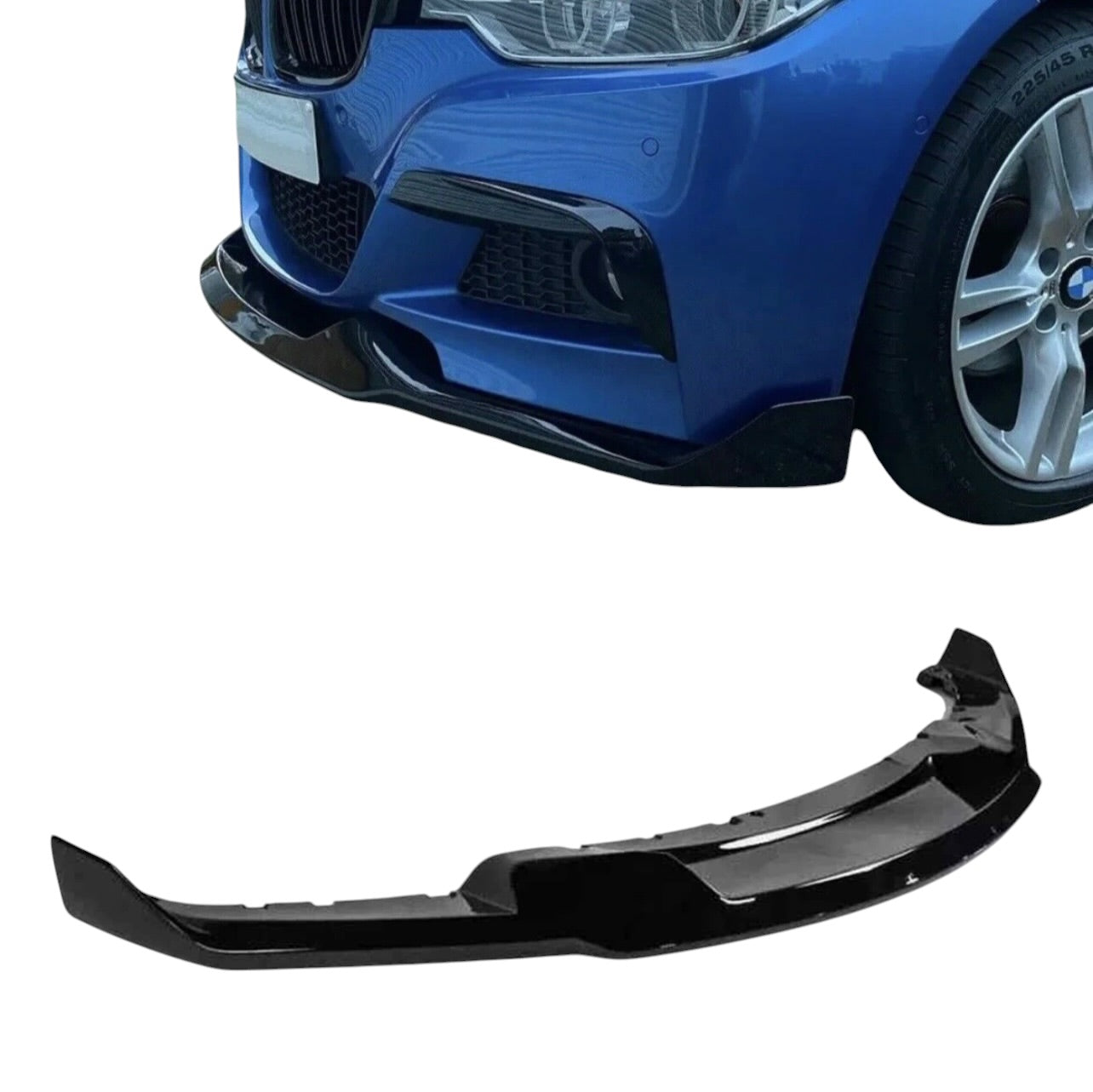 MAD Style frontleppe F30/F31 blank svart (11-18)